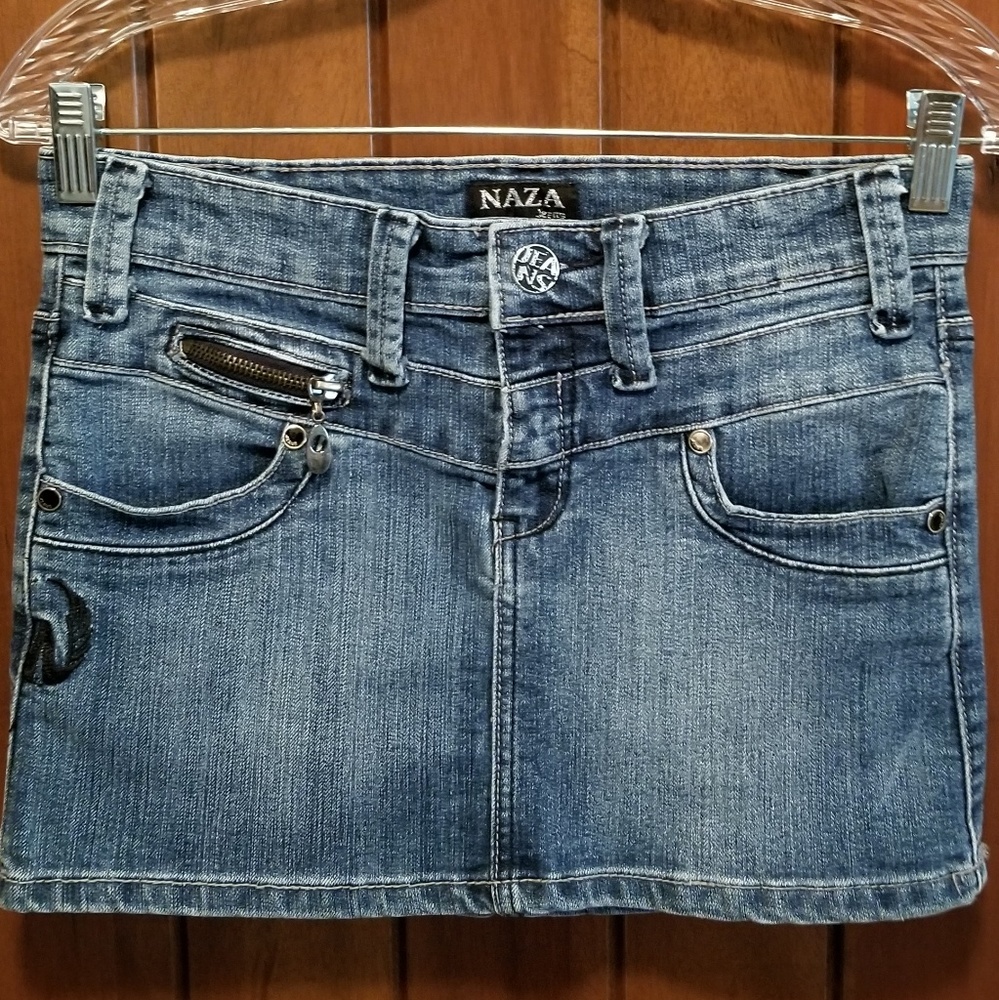 Naza Jeans Mini Skirt